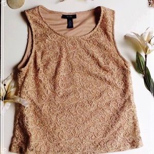 Alfani Gold Blouse